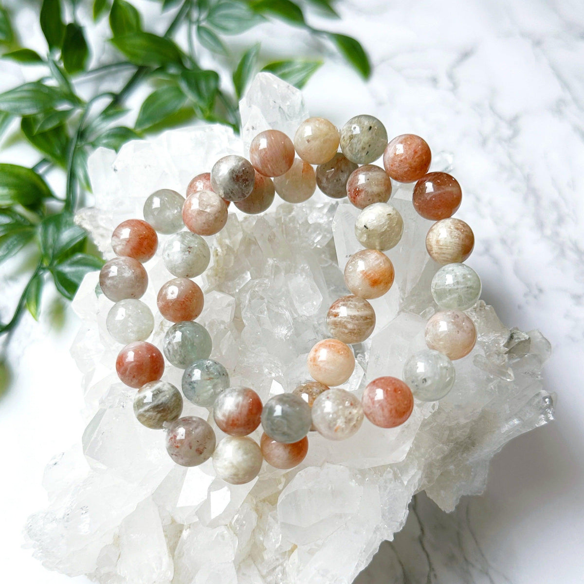 Sunstone clearance crystal bracelet