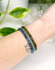 TAURUS ASTRO STACK 4mm - HANDMADE CRYSTAL BRACELET SET