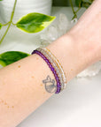 SAGITTARIUS ASTRO STACK 4mm - HANDMADE CRYSTAL BRACELET SET