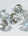 CLEAR QUARTZ "DIAMOND" FACETED SHAPE