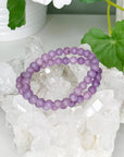 LEPIDOLITE 6mm - HANDMADE CRYSTAL BRACELET