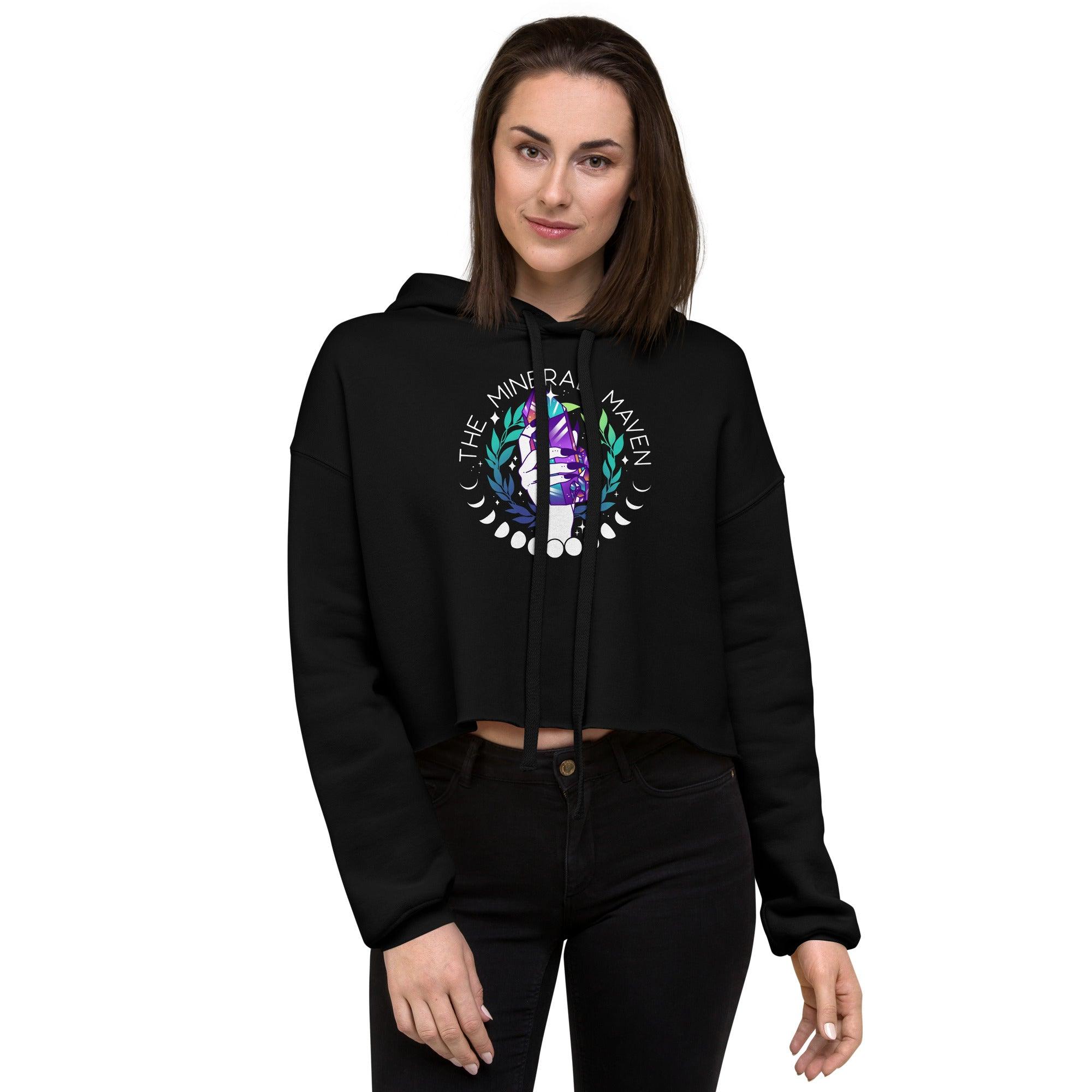 MM COLOR LOGO - CROP HOODIE - apparel, cropped hooodie, Friday the 13th, hoodie - The Mineral Maven