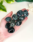 OBSIDIAN POCKET PEBBLE - black obsidian, emotional support, end of year sale, Friday the 13th, gold obsidian, gold sheen obsidian, grief gift bundle, holiday sale, mahogany obsidian, mercury rx, obsidian, pebble, platinum obsidian, pocket crystal, pocket stone, protection gift bundle, rainbow obsidian, recently added, silver sheen obsidian, spiderweb obsidian, tumble, tumbled, tumbled stone, velvet obsidian - The Mineral Maven